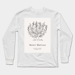 Henri Matisse Le Platane Exhibition Reworked Art Long Sleeve T-Shirt